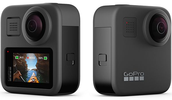 gopro max fronte e retro